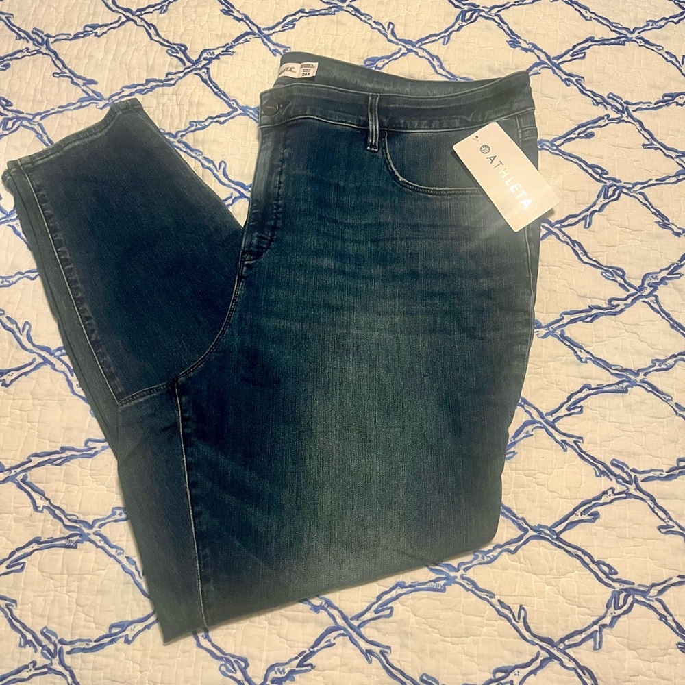 NWT Plus Size Athleta Sculptek Ultra Skinny Jean Size 26X Plus size